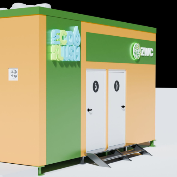 EcoFlush bio-composting chamber